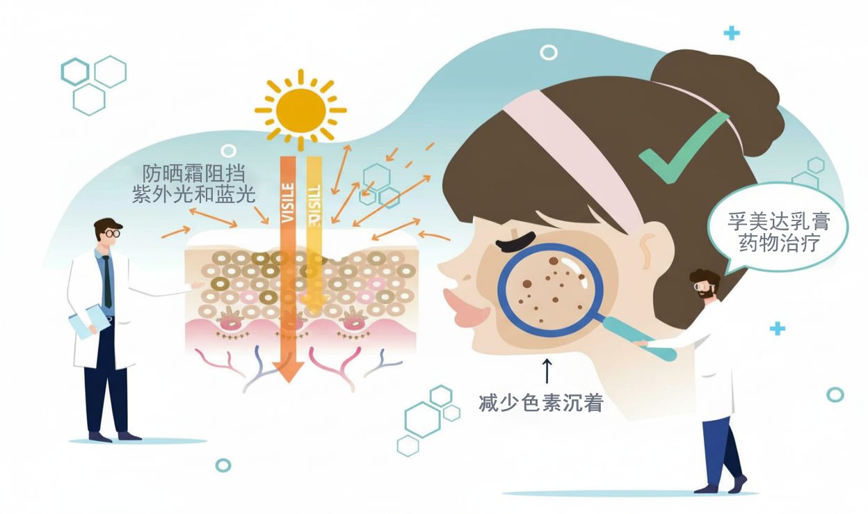 黄褐斑治疗期间用哪种防晒霜更好？